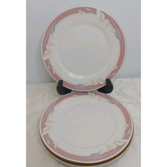 Majesty Collection Taupe Fantasy 8394 Set Of 6 Salad Plates 7 1/2" Diameter.New - Picture 5 of 11